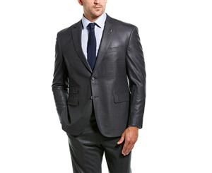 Michael Bastion Gray Label Slim Fit Wool Suit
