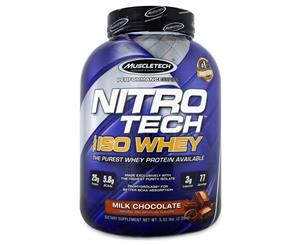 Muscletech Nitro-Tech 100% Iso Whey Protein Powder Milk Chocolate 2.2kg