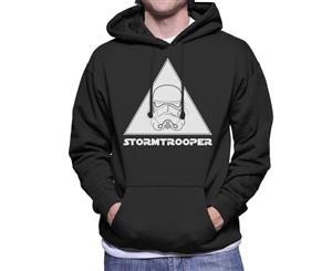 Original Stormtrooper Line Art Triangle Men's Hooded Sweatshirt - Black