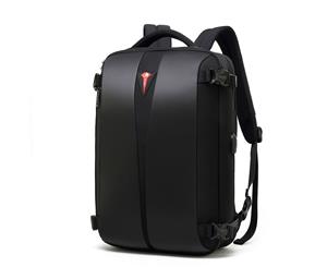 POSO 15.6 Inch Backpack Anti-thfet Backpack with TSA Lock-Black