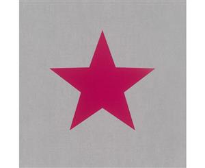Rasch Selection Star Wallpaper Pink Star on Grey (248111)