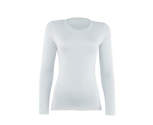 Rhino Womens/Ladies Sports Baselayer Long Sleeve (White) - RW2829