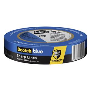 Scotchblue 24mm Super Sharp Paint Lines Painter's Masking Tape With Edge-Lock