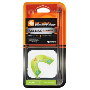 Shock Doctor Gel Max Power Mouthguard Green Adult
