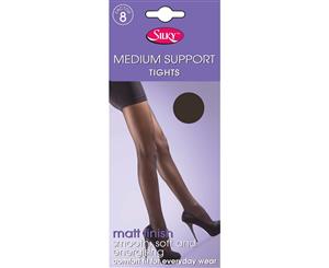 Silky Ladies Medium Support Tights (1 Pair) (Barely Black) - LW180
