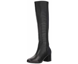 Steve Madden Womens Hero Leather Closed Toe Knee High Fashion Boots