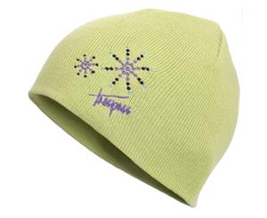Trespass Childrens Girls Sparkle Knitted Beanie Hat (Pear) - TP1982