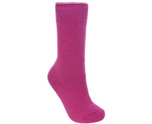 Trespass Womens/Ladies Fuzz Thermal Socks (Pansy) - PC2378