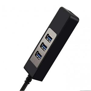 UNITEK (Y-3046) USB 3.0 4-Port Hub Black 0.3M