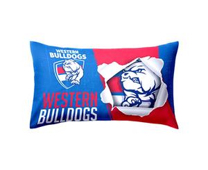Western Bulldogs Double-Sided Pillow Case