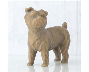 Willow Tree Figurine Love My Dog (Small Standing) By Susan Lordi 27791
