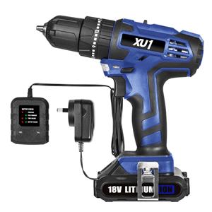 XU1 Blue 18Volt Cordless Hammer Drill Kit
