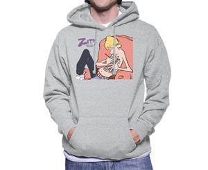 Zits Body Art Men's Hooded Sweatshirt - Heather Grey