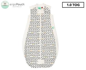 ergoPouch 1.0 Tog Baby Sheeting Sleeping Bag - Waves
