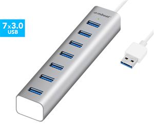 mbeat 7-Port USB 3.0 Aluminium Slim Hub
