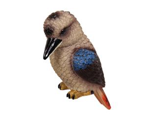 1pce 20cm Kookaburra Resin Shelf/Bench Sitter Cute Bird Realistic Decor - Realistic