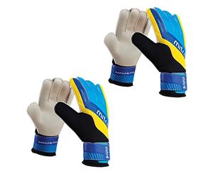 2x Mitre Magnetite Soccer/Football Sport Goalie Goalkeeper Gloves Pair Size 7 CY