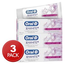 3 x Oral-B 3D White Whitening Therapy Sensitivity Care 95g