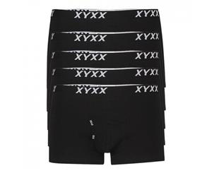 5 Black Pack XYXX Underwear Mens Cotton Boxer Briefs S M L XL XXL Trunks