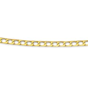 9ct Gold 55cm Concave Curb Chain