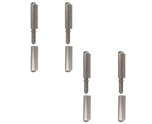 AB Tools 4 Pack Lift Off Bullet Hinge Weld On Brass Bush 20x180mm Heavy Duty Industrial