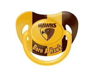 AFL Hawthorn Hawks TEAM Logo Infant Baby Dummy Pacifier Baby