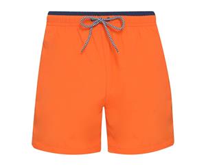 Asquith & Fox Mens Swim Shorts (Orange/Navy) - RW6242