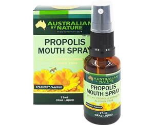 Australian by Nature-Propolis Mouth Spray 25ml Bottle With Atomiser Spray