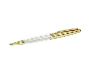 Brand New Swarovski Crystalline Stardust Gold Tone Ballpoint Pen 5296362