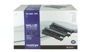 Brother TN-2025 Toner Cartridge 2 Pack- Black