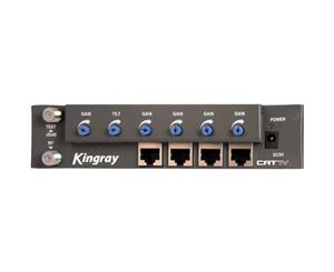 CAT01 KINGRAY 4 Way RF Over Cat5 Amplifier Kingray