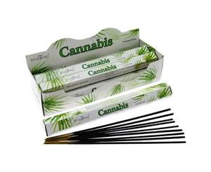 Cannabis (Pack Of 6) Stamford Hex Incense Sticks