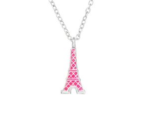 Children's Sterling Silver Eiffel Tower Necklace