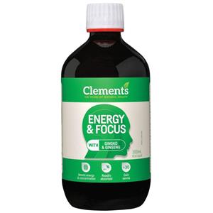 Clements Energy and Focus Liquid 500ml