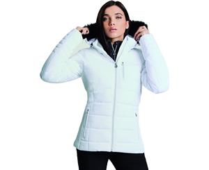 Dare 2b Womens Curator Waterproof Breathable Warm Ski Coat - White