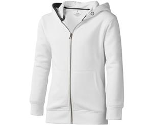 Elevate Childrens/Kids Arora Hooded Full Zip Kids Sweater (White) - PF1852