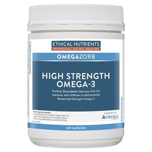 Ethical Nutrients OMEGAZORB High Strength Omega-3 220 Capsules