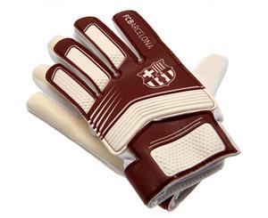 Fc Barcelona Kids Goalkeeper Gloves (Red/White) - TA3212
