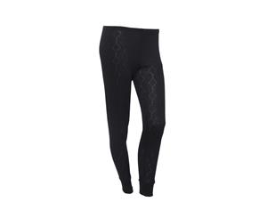Floso Ladies/Womens Thermal Underwear Long Jane (Viscose Premium Range) (Black) - THERM132