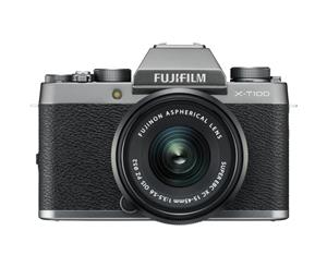 Fujifilm X-T100 Digital Cameras with XC 15-45mm f/3.5-5.6 OIS PZ Lens - Dark Silver