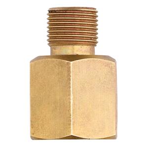 Gasmate Brass Gas Adaptor Converts BBQ Inlet from 1/4in to 3/8in