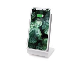 IS Gift Standing Wireless Charging Dock (White/Black)