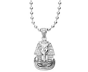 Iced Out Bling Fashion Chain - MICRO PHARAOH KING silver - Silver