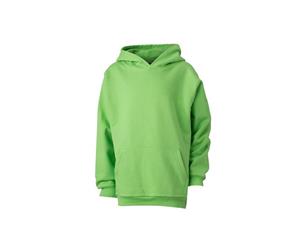 James And Nicholson Childrens/Kids Hooded Sweatshirt (Lime Green) - FU485