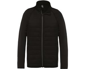 Kariban Proact Mens Dual Fabric Sports Jacket (Black/ Black) - RW6166