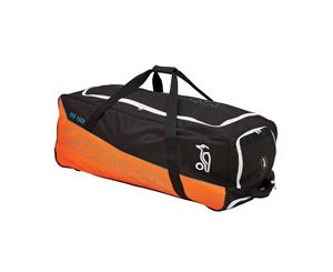 Kookaburra Pro 1500 Wheelie Cricket Bag - Black/Orange