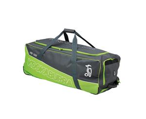 Kookaburra Pro 1500 Wheelie Cricket Bag - Charcoal/Lime