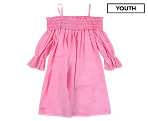 Manila Grace Girls' Cold Shoulder Dress - Pink