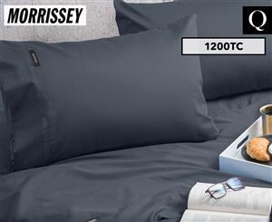 Morrissey Luxury 1200TC Queen Bed Sheet Set - Coal