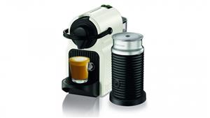 Nespresso Inissia Coffee Machine with Milk Frother - White